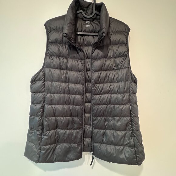 🟢 Uniqlo Women’s Ultra Light Down Vest | Black (XL) | Excellent Condition - Picture 4 of 7